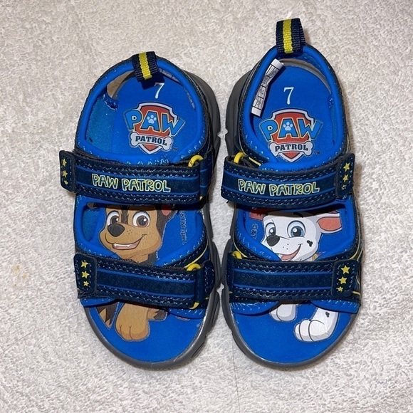 Paw patrol light up sole sandals